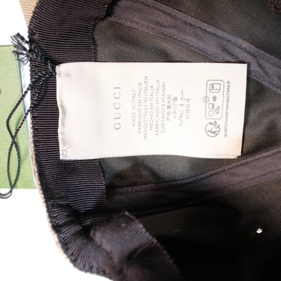 NWT GUCCI GG Monogram Supreme Soft Baseball Hat Cap 25 M 58 cm 751400 - Picture 7 of 10